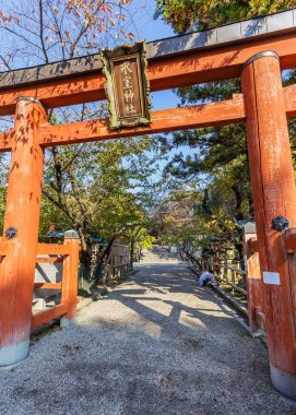 Himuro jinja tapınak içinde nara