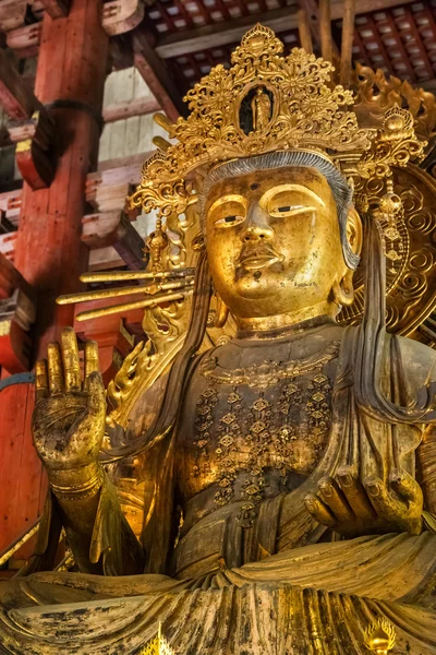 Ustrojowej (chińska bogini) na todaiji rozciągaczu w nara — Zdjęcie stockowe