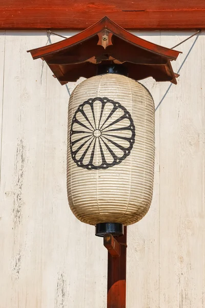 Lanterne en papier devant le temple Todaiji — Photo
