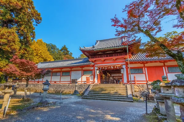 : tamukeyama hachimangu heiligdom in nara — Stockfoto