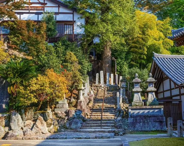 Vista dal complesso Nigatsu-do Hall of Todaiji a Nara — Foto Stock