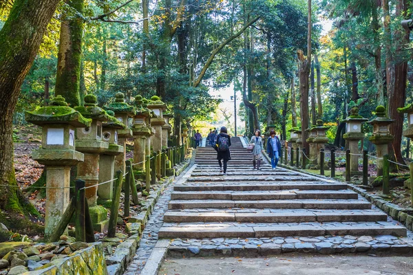 Santuário Kasuga Taisha em Nara, Japão — Fotografia de Stock