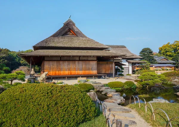 Enyo-tei huis op korakue-nl tuin in okayama — Stockfoto