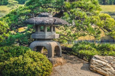 koraku-tr Garden okayama taş fener