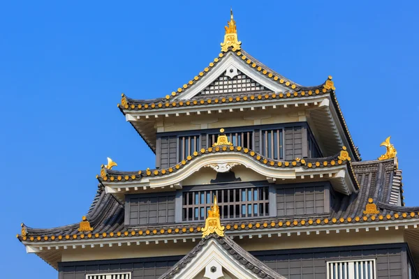 Hrad Okajama nebo vrána hrad Okajama — Stock fotografie