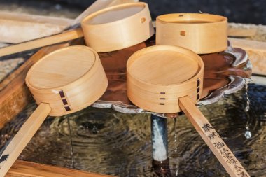 su Ausleger Ikuta-jinja kobe içinde