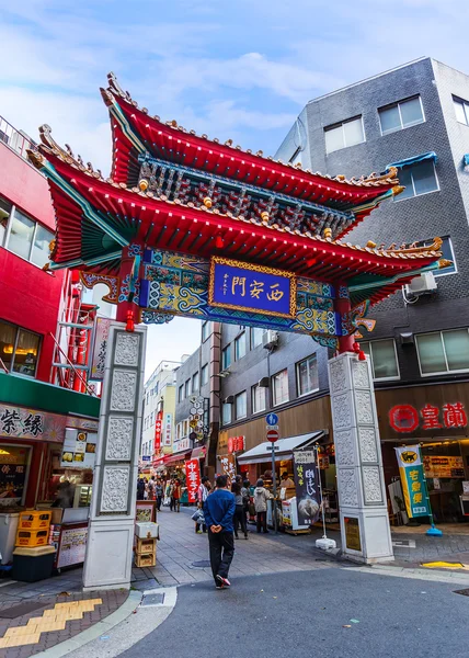 Nankinmachi - Chinatown in Kobe — Stock Photo, Image