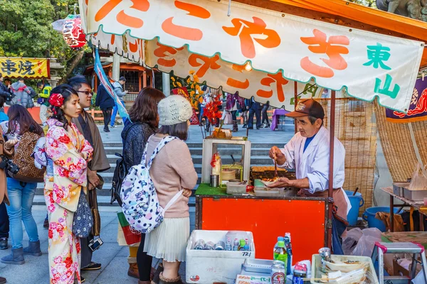 Takoyaki Stalla a Kyoto — Foto Stock
