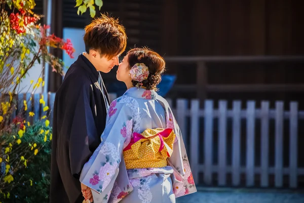 Japon damat ve gelin Kyoto