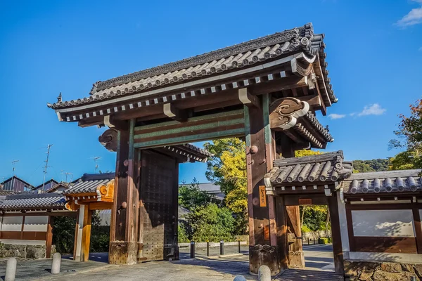 Brána chionin chrámu v Kjótu — Stock fotografie