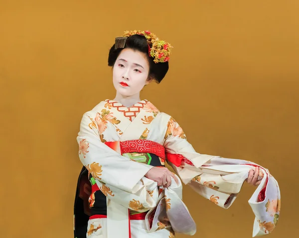 舞妓-aprentice 在京都的艺妓 — 图库照片