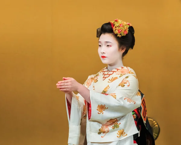 Maiko - lärling geisha i kyoto — Stockfoto