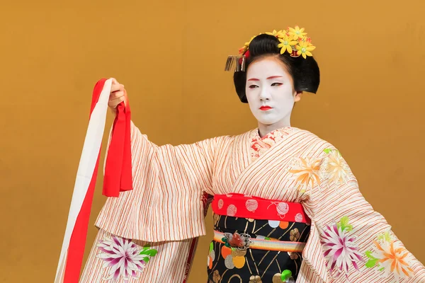 Maiko - Lehrling Geisha in Kyoto — Stockfoto