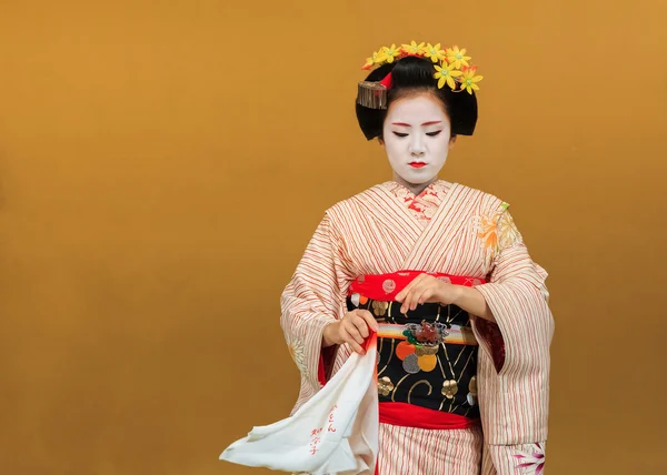 Maiko - Gueixa Aprendiz em Kyoto — Fotografia de Stock