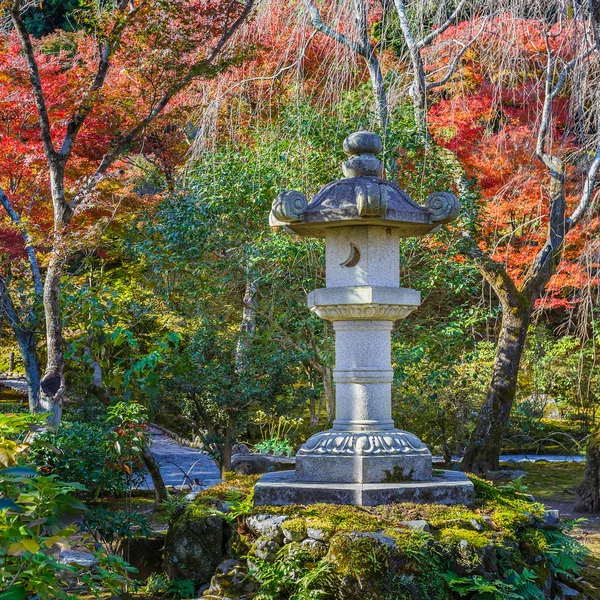 Tenryuji sogenchi staw ogród wpisanego na listę Światowego Dziedzictwa UNESCO w Kioto — Zdjęcie stockowe