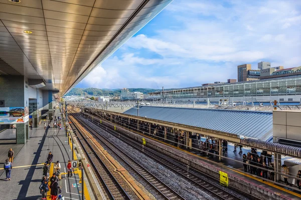 Saga Shee station in kyoto — Stockfoto