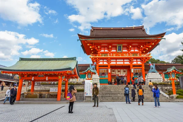 Santuário de Fushimi Inari-taisha em Kyoto — Fotografia de Stock