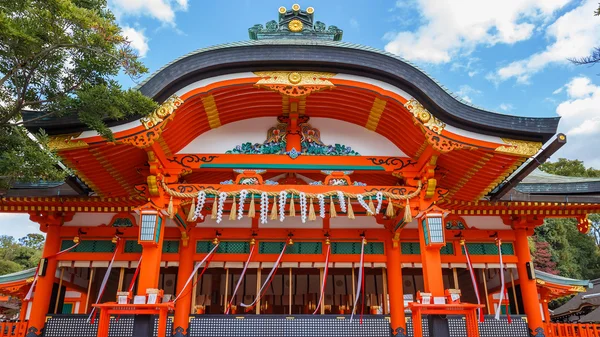 Fushimi inari Pařízek svatyně v Kjótského protokolu — Stock fotografie