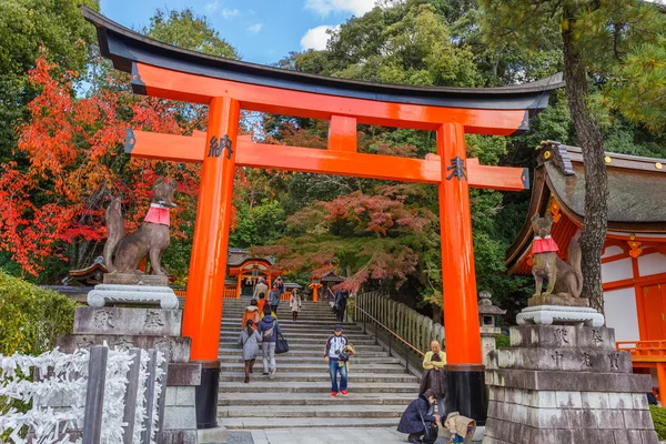 Fushimi inari taisha Przybytek w Kioto — Zdjęcie stockowe