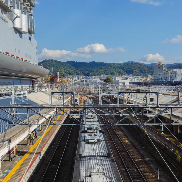 Saga Shee station in kyoto — Stockfoto