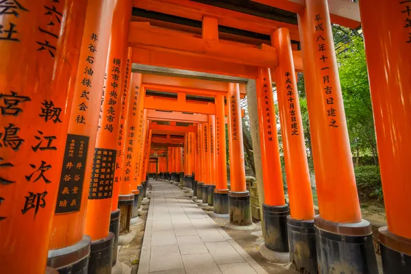 Fushimi inari taisha w Kioto — Zdjęcie stockowe