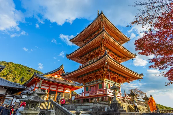 Tempio di Kiyomize-dera in Kyoto — Foto Stock