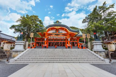 Kyoto, Japonya - 19 Kasım 2013: fushimi Inari-taisha inşa 1.