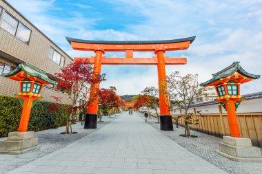 Fushimi Inari-taisha shrine in Kyoto clipart