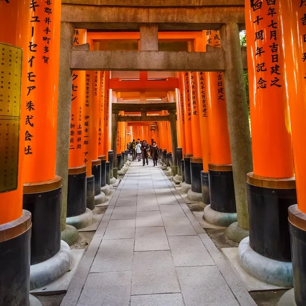 京都伏见 inari 寺 — 图库照片