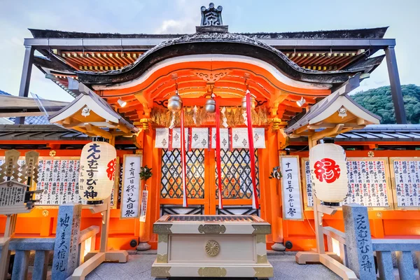 Lukáš jinja svatyně na kiyomizu - dera si půdu v Kjótu — Stock fotografie