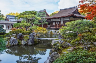 ginkakuji - gümüş pavilion tapınağın Kyoto