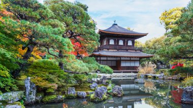 ginkakuji kyoto gümüş pavilion Tapınağı