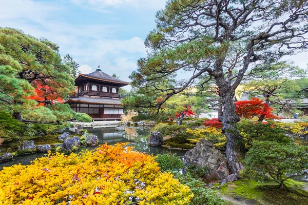 银阁寺是一座在京都的禅宗寺庙 — 图库照片