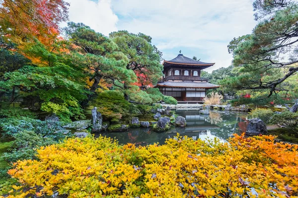 Ginkakuji - Srebro Pawilon świątyni w kyoto — Zdjęcie stockowe