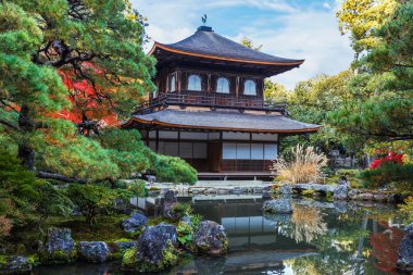 ginkakuji - gümüş pavilion tapınağın Kyoto