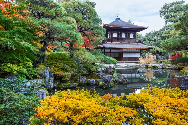Гинкакудзи - Храм Серебряного Павильона в Киото — стоковое фото