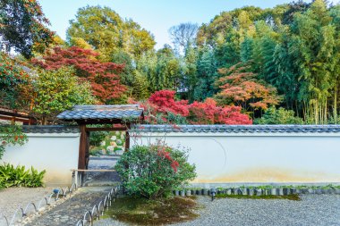 emperor's tomb kodai-ji Tapınağı Kyoto yanındaki goryo eji tonsho muhafızları