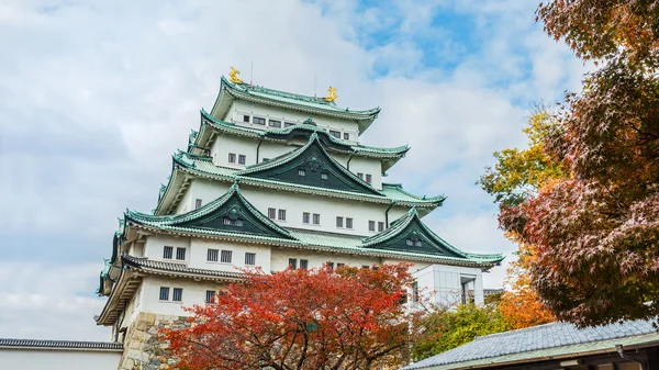 Замок Ногоя осенью в Японии — стоковое фото