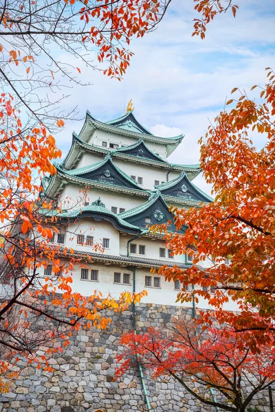 Nogoya kasteel in de herfst in japan — Stockfoto