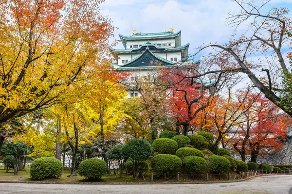 Nogoya Castle in Autumn in Japan — Stock Photo, Image