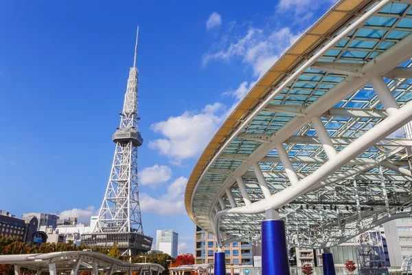 Nagoya TV-tornet i sakae distrikt — Stockfoto