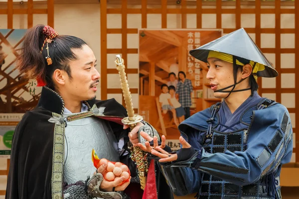 Japanese vendors at Nagoya Castle Fair — Stock Photo, Image