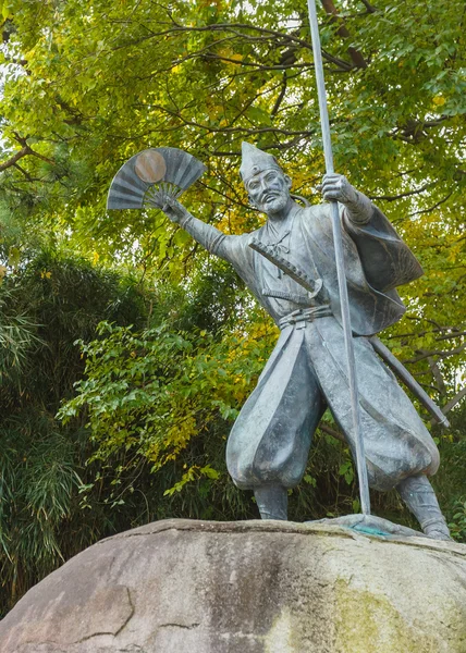 Kato kiyomasa staty i nagoya — Stockfoto