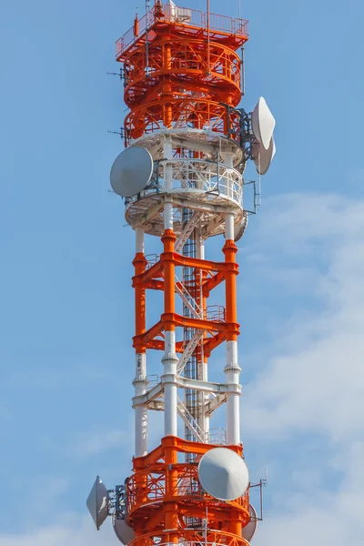 Torre radio telefono cellulare — Foto Stock