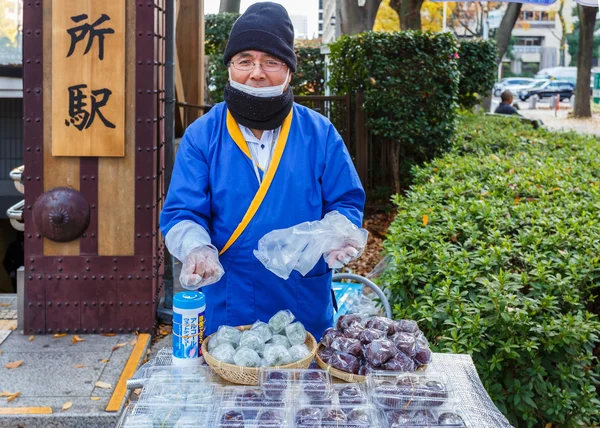 Torta di riso giapponese a Nagoya — Foto Stock