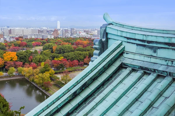 Uitzicht vanaf kasteel Nagoya observatorium dek — Stockfoto