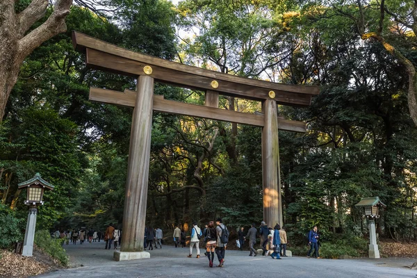 Altarul Meiji-jingu din Tokyo — Fotografie, imagine de stoc