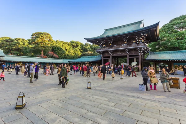 Meiji jingu shrine in tokyo — Stockfoto