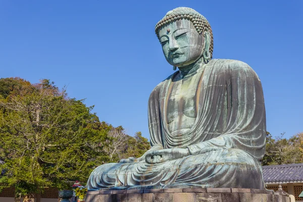 Daibutsu - der große Buddha des Kotokuin-Tempels in Kamakura — Stockfoto