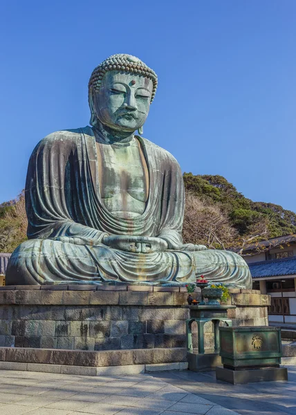 Daibutsu - The Great Buddha of Kotokuin Temple in Kamakura — Stock Photo, Image